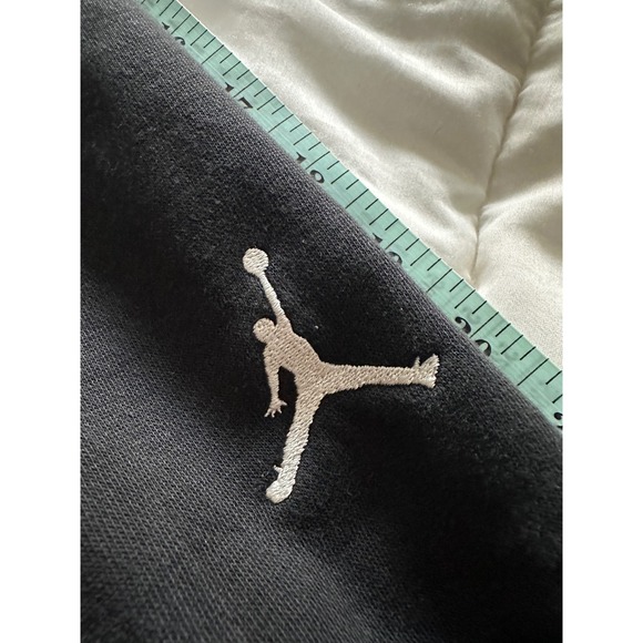 Nike Air Jordan Flight Hoodie Black Sweatshirt Chicago 1 Sneakers Graphic Small - Picture 8 of 10